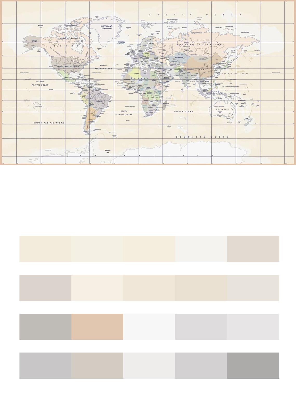 Карта мира в клетку цвета